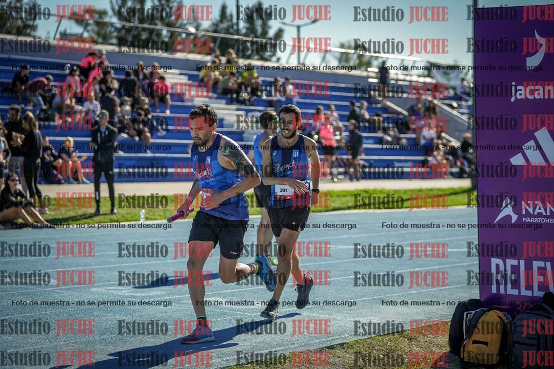 Fotos durante los relevos