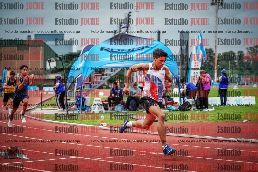 Fotos de los 400 m llanos de varones - decatlón 5
