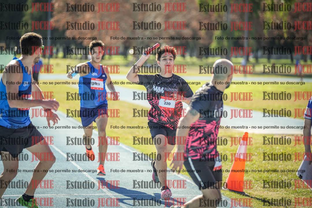 Fotos durante los relevos