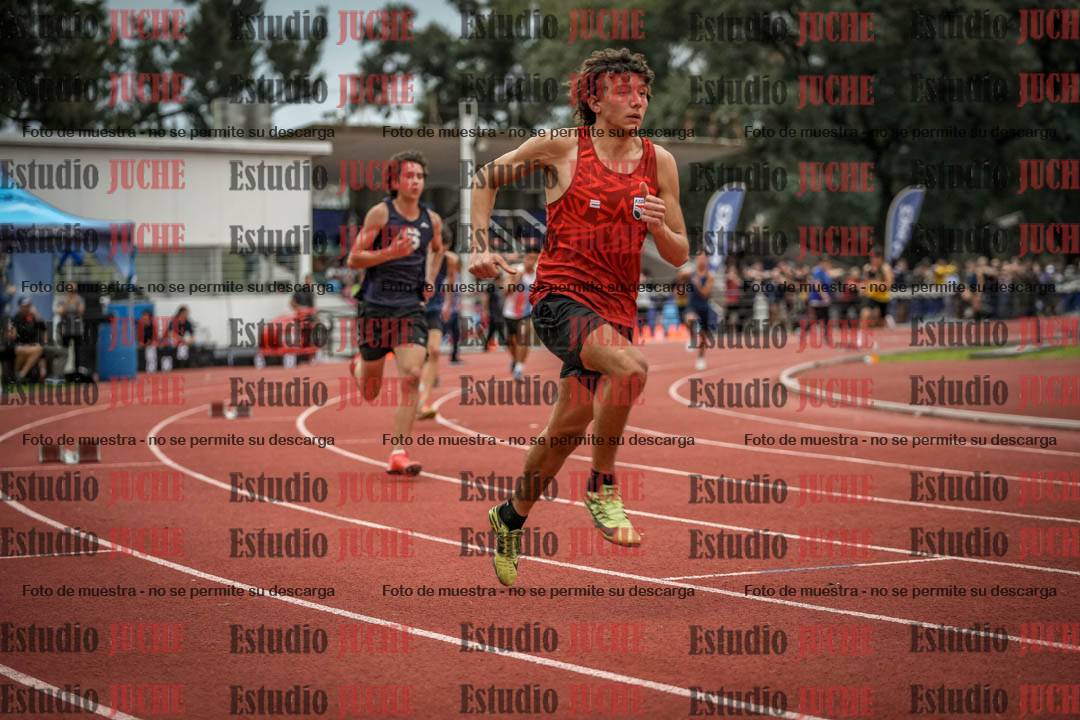 Fotos de los 400 m llanos de varones - decatlón 5