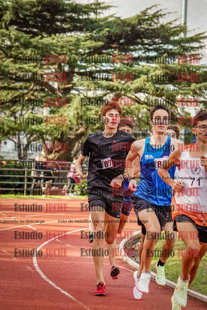 Fotos de los 1500 m llanos de varones