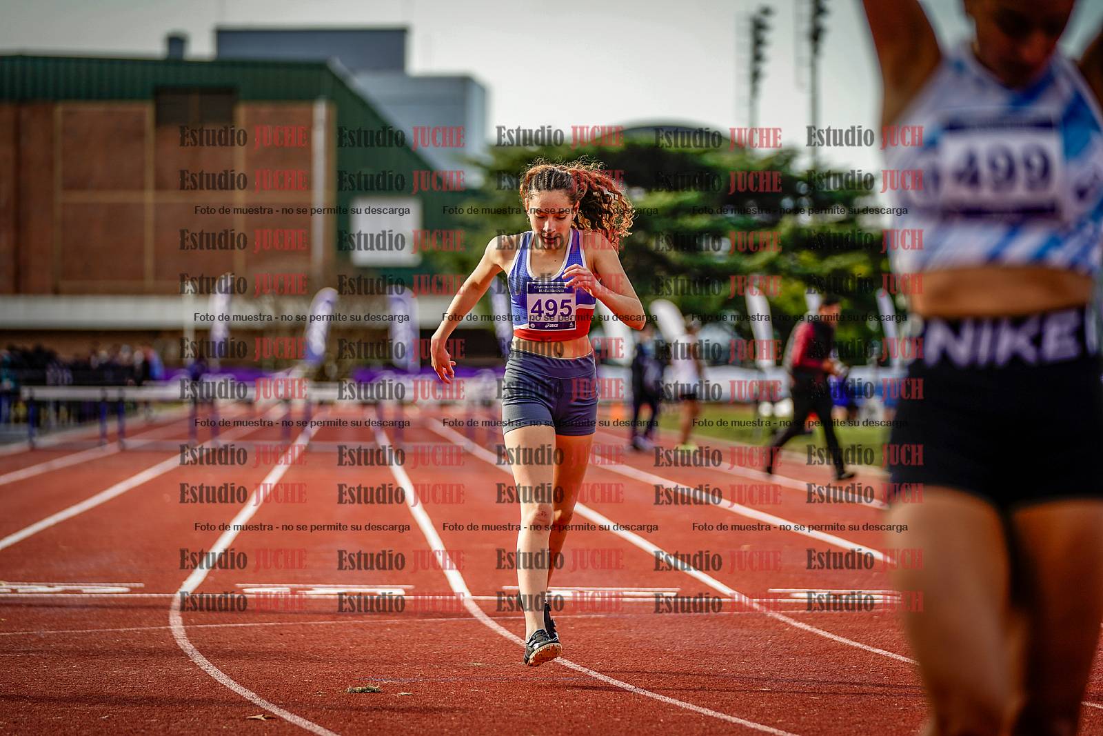 Fotos de los 400 m con vallas de mujeres