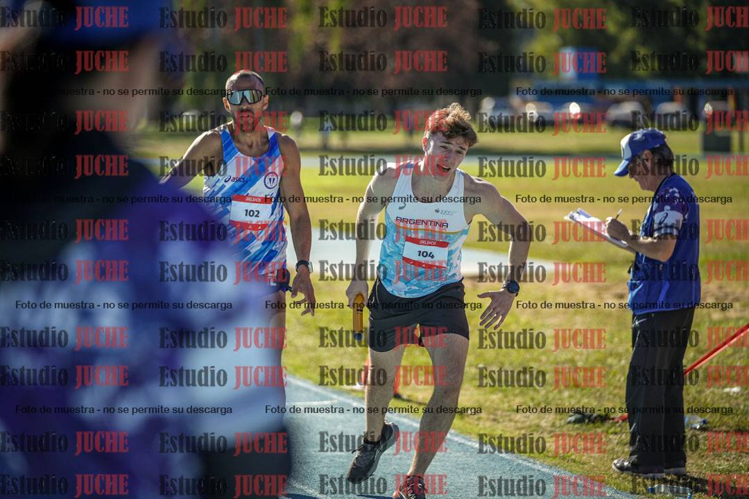 Fotos durante los relevos