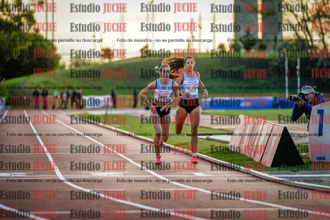 Fotos de los relevos 4x400 m de mujeres