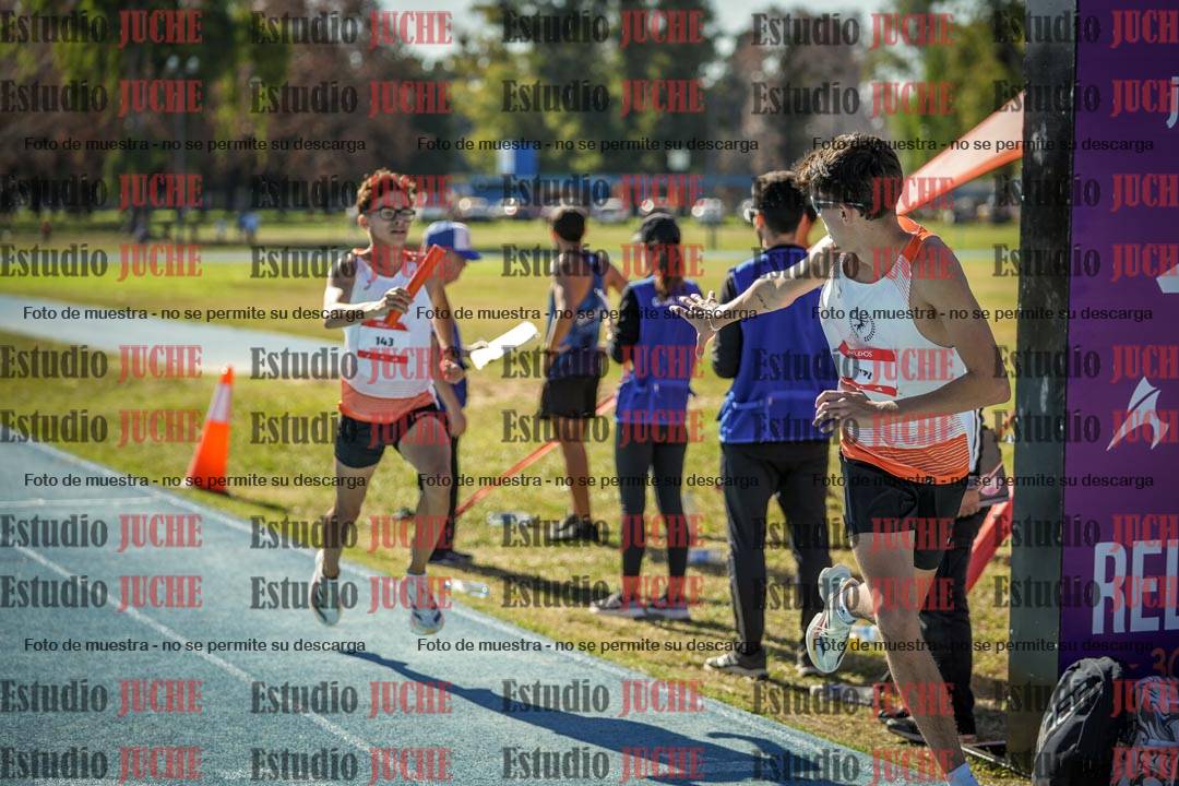 Fotos durante los relevos