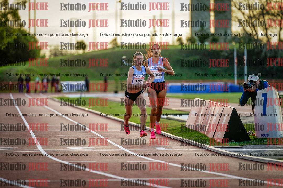 Fotos de los relevos 4x400 m de mujeres