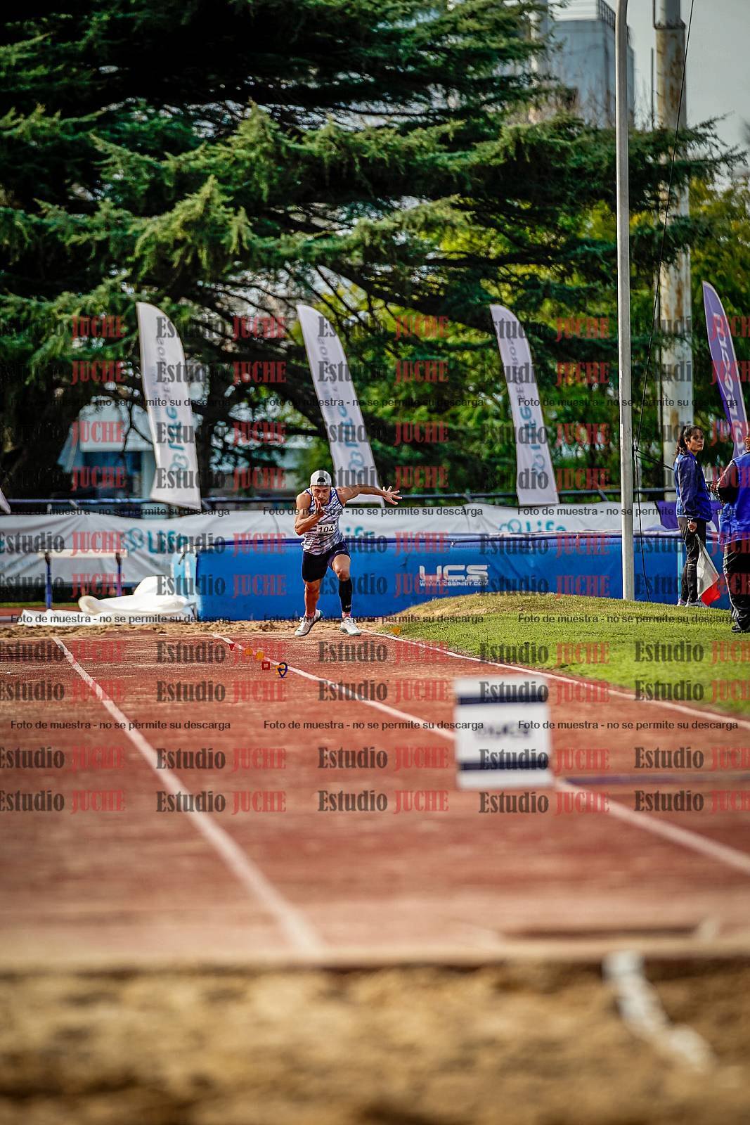 Fotos del salto triple de varones