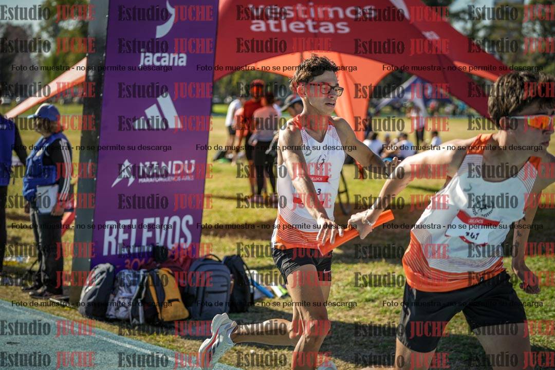 Fotos durante los relevos