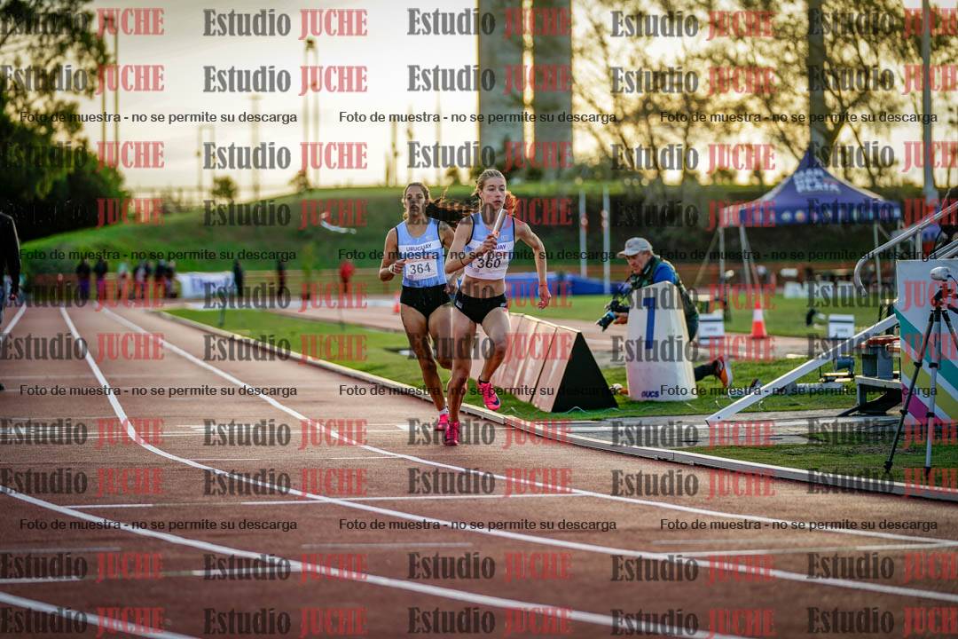 Fotos de los relevos 4x400 m de mujeres