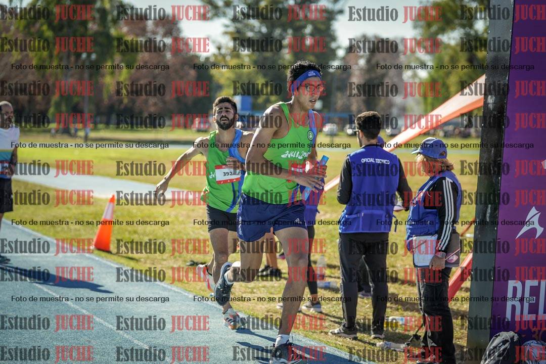 Fotos durante los relevos