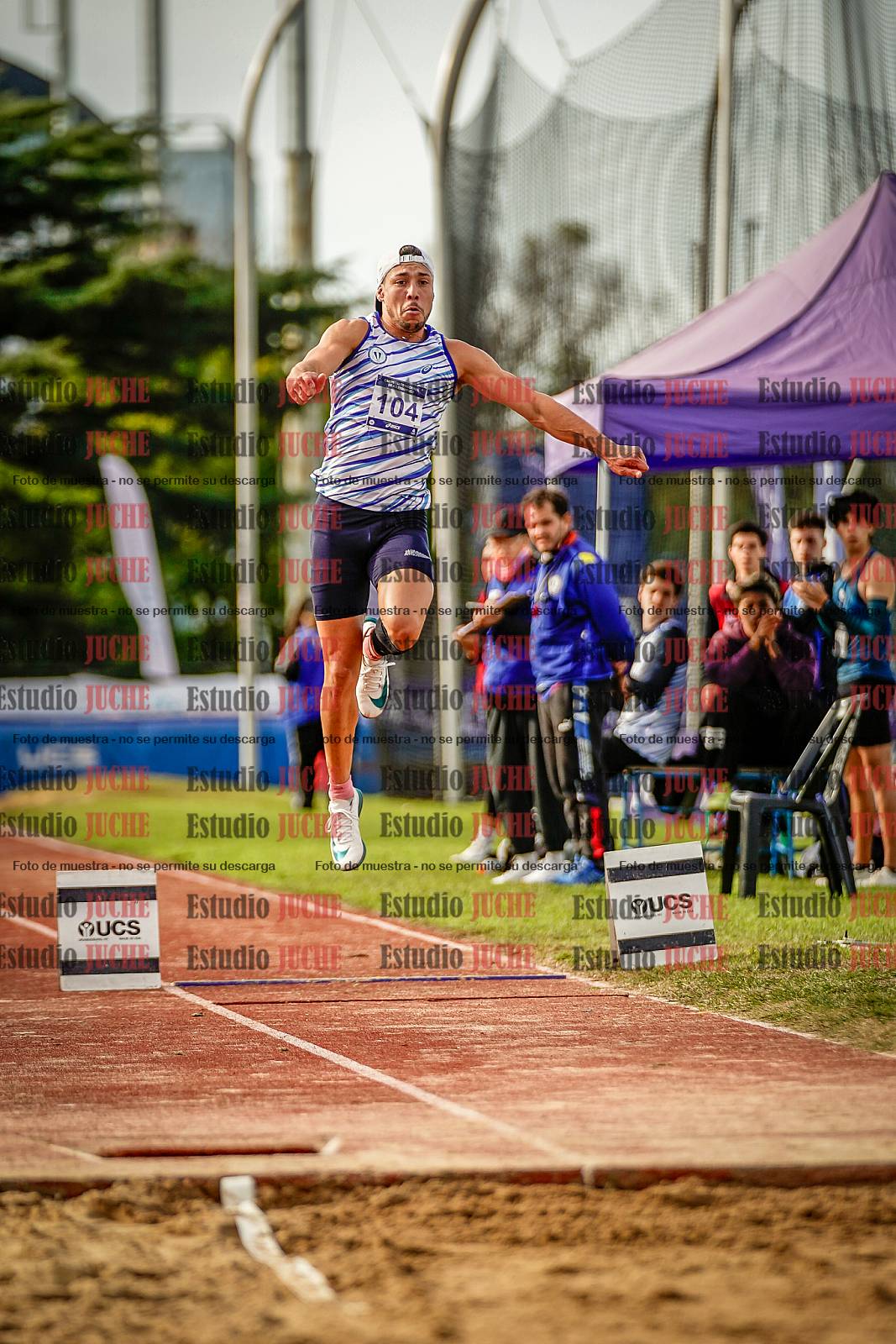 Fotos del salto triple de varones