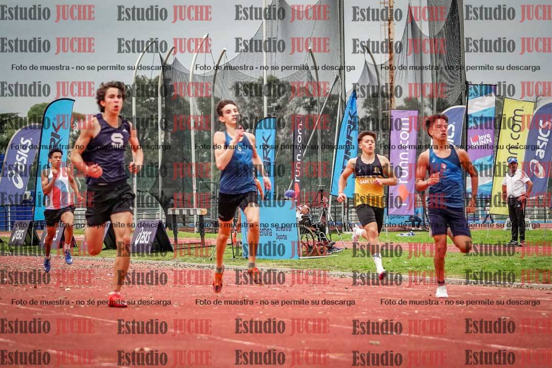 Fotos de los 400 m llanos de varones - decatlón 5