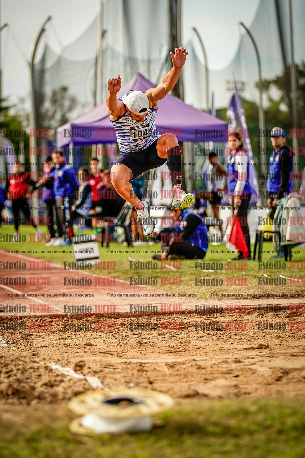 Fotos del salto triple de varones