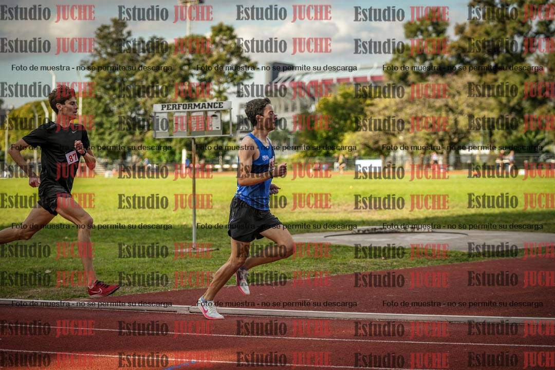 Fotos de los 1500 m llanos de varones