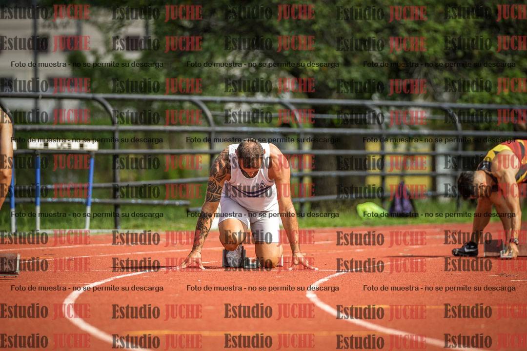 Fotos de los 200 m llanos de varones