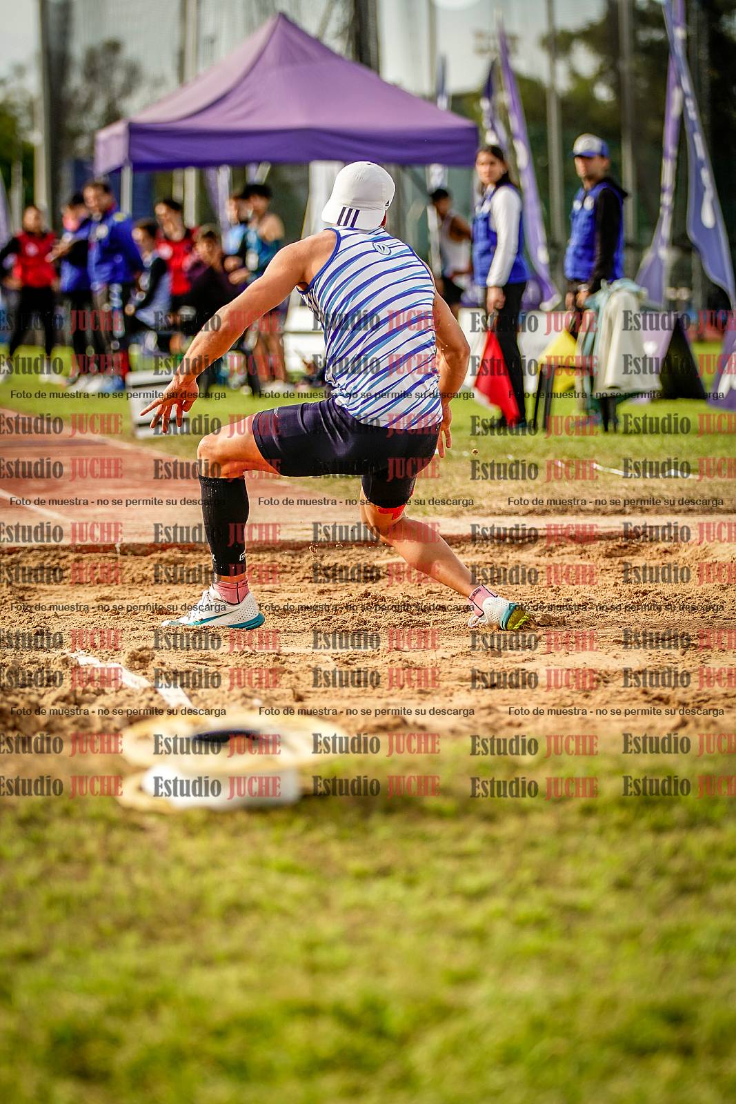Fotos del salto triple de varones