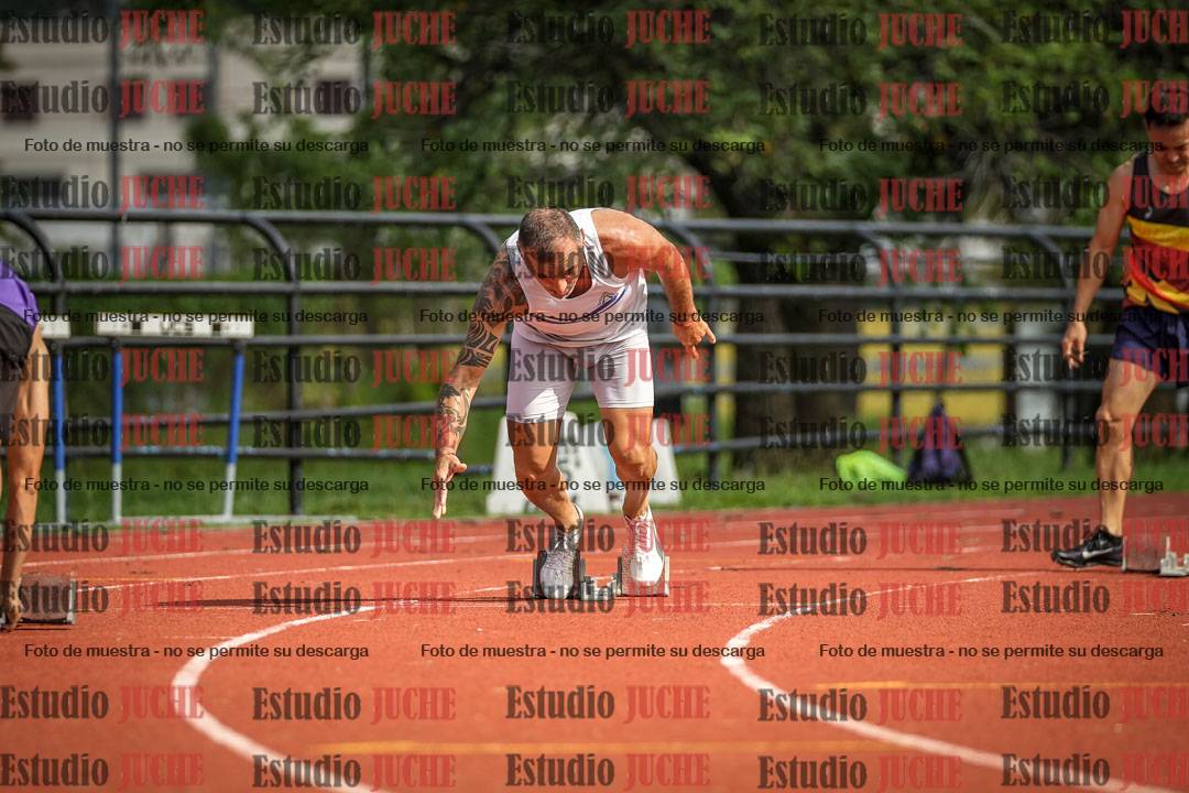 Fotos de los 200 m llanos de varones