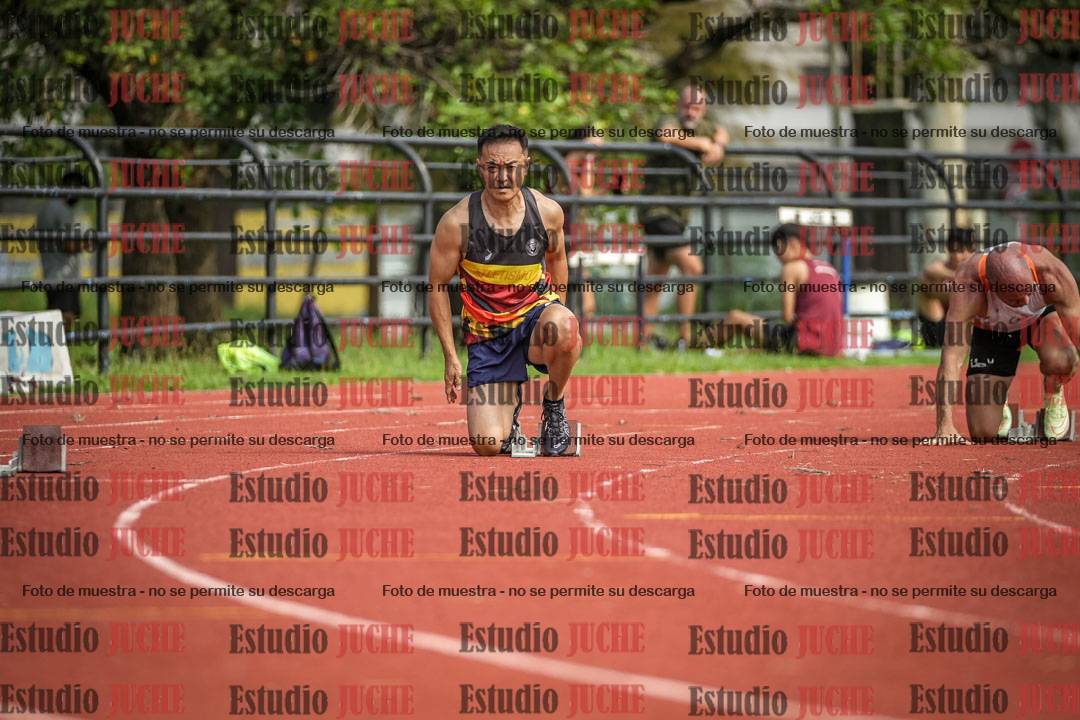 Fotos de los 200 m llanos de varones
