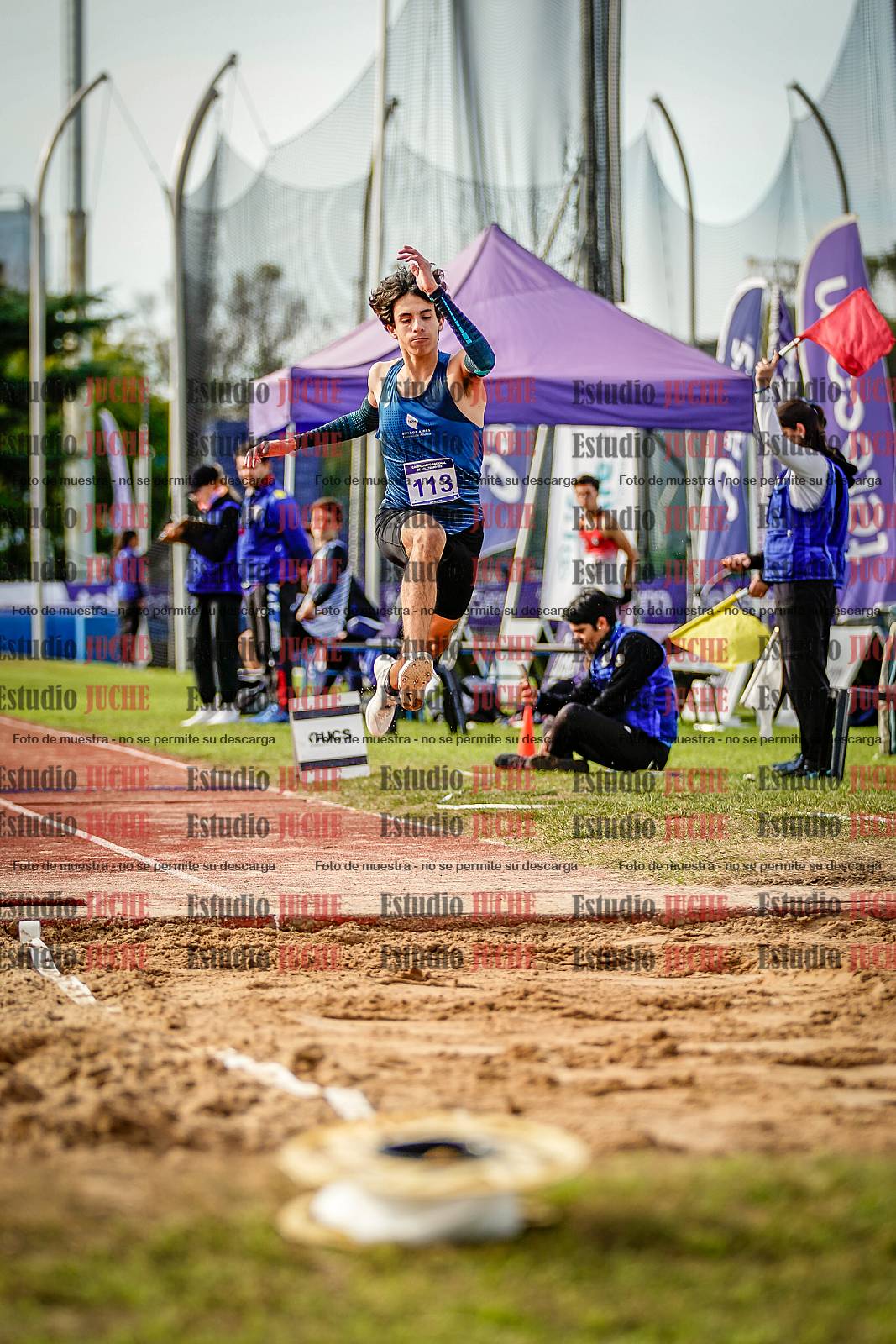 Fotos del salto triple de varones
