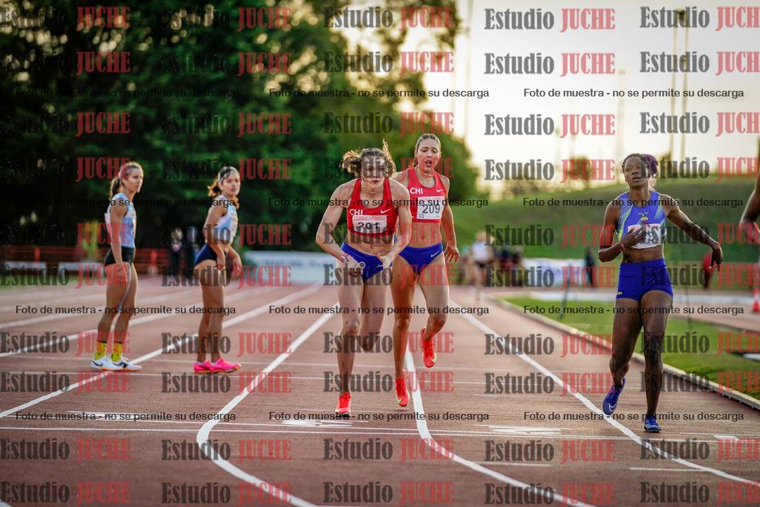 Fotos de los relevos 4x400 m de mujeres