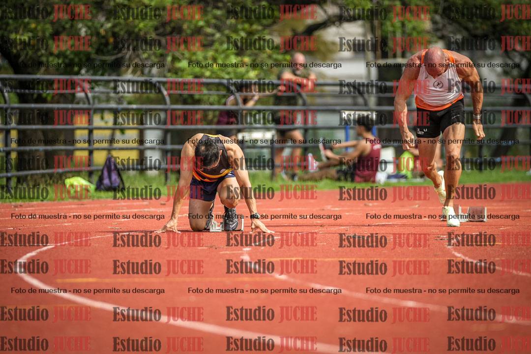 Fotos de los 200 m llanos de varones