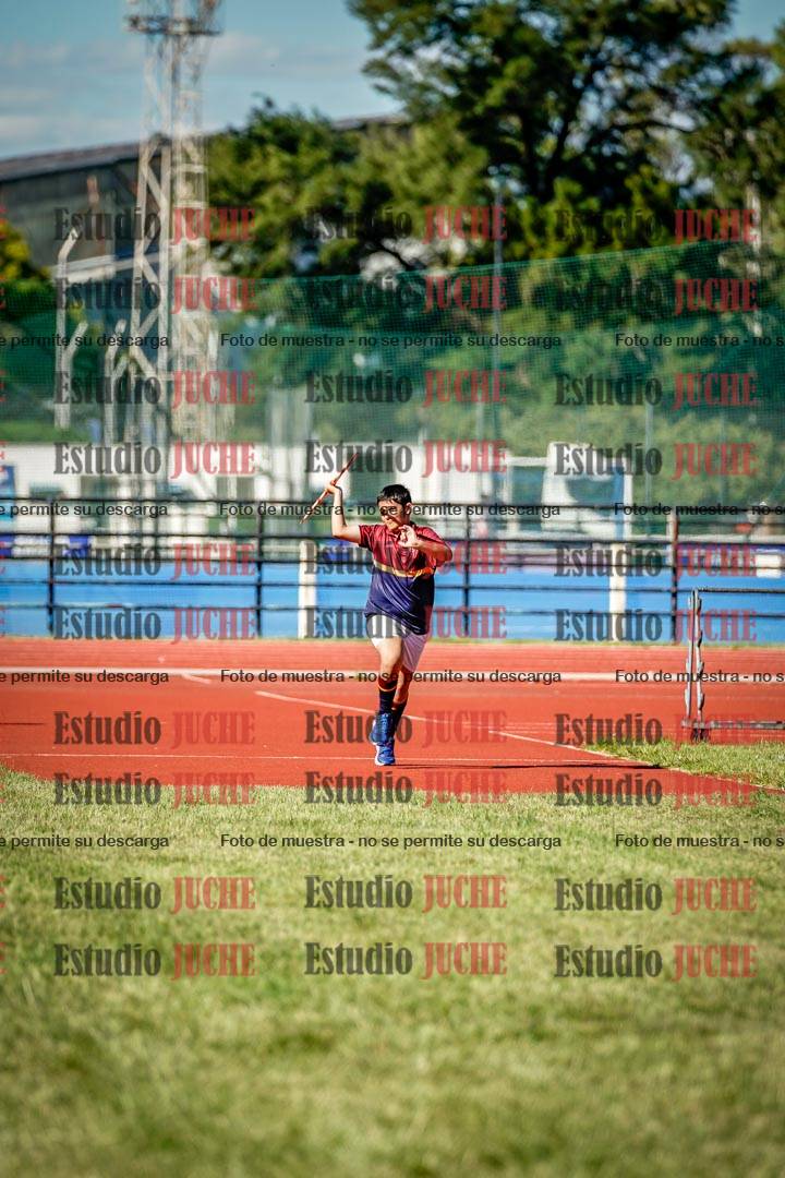 Fotos del lanzamiento de jabalina de mujeres y varones  - U14