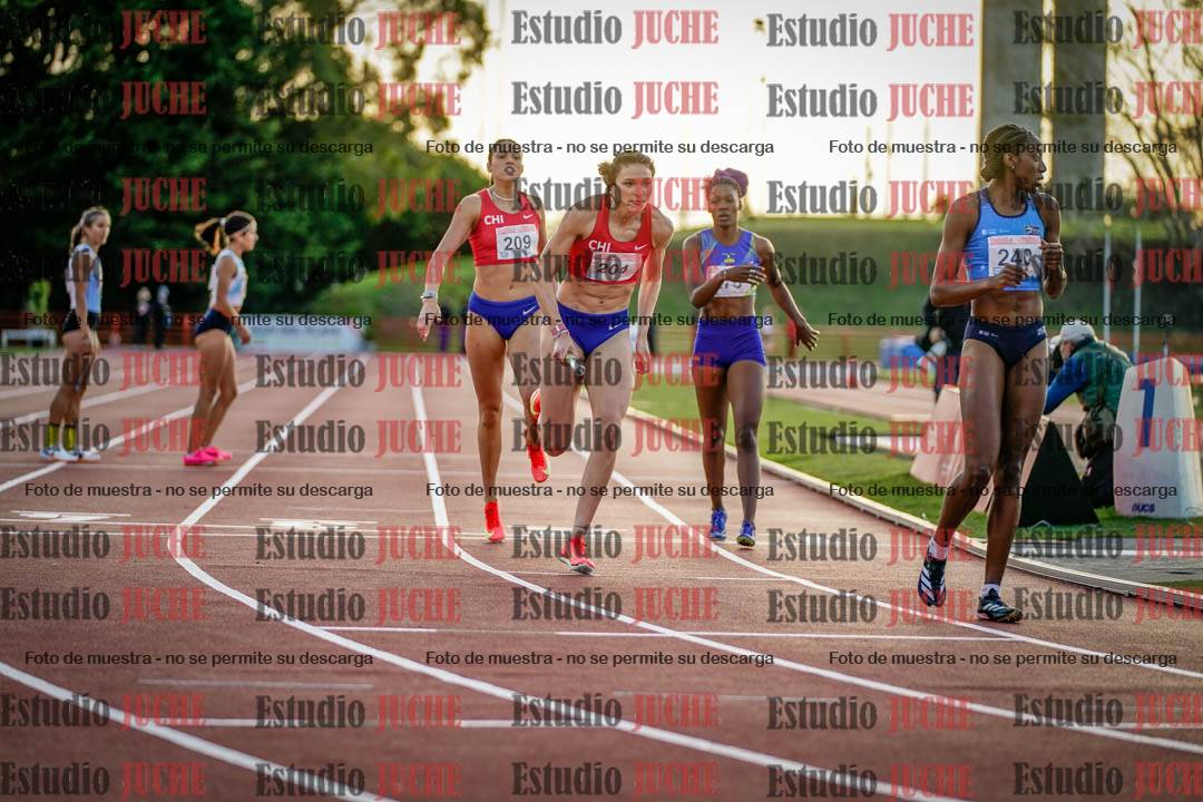 Fotos de los relevos 4x400 m de mujeres