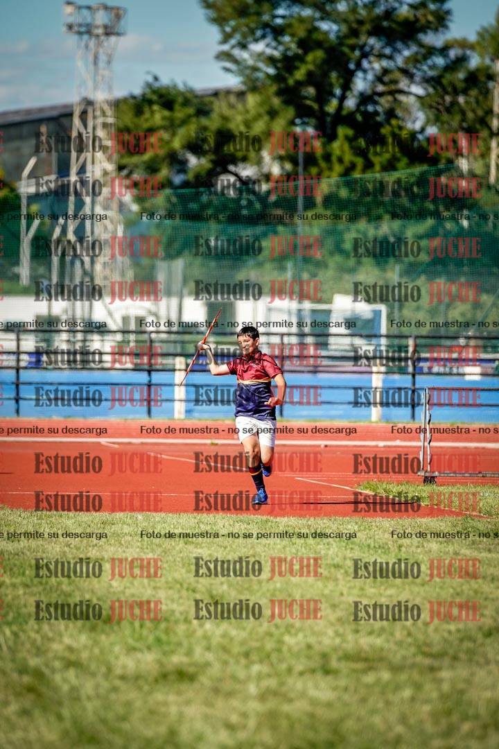 Fotos del lanzamiento de jabalina de mujeres y varones  - U14