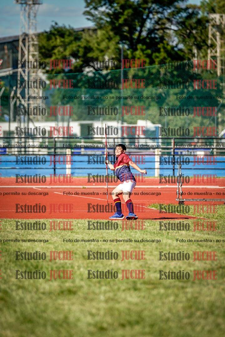 Fotos del lanzamiento de jabalina de mujeres y varones  - U14