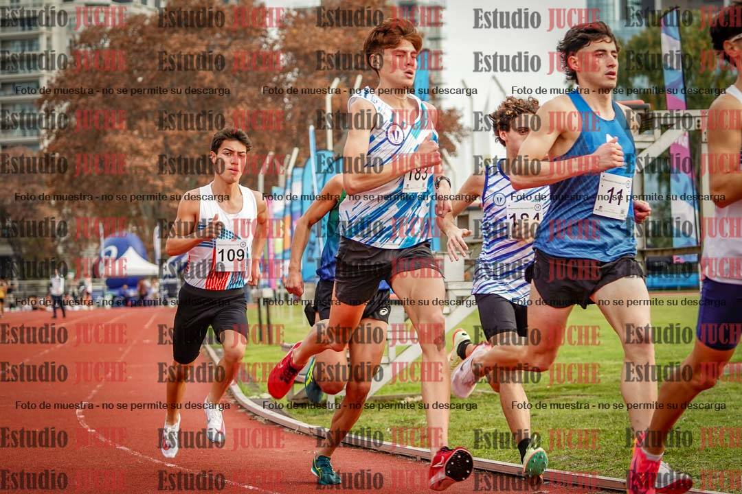 Fotos de los 1500 m llanos de varones