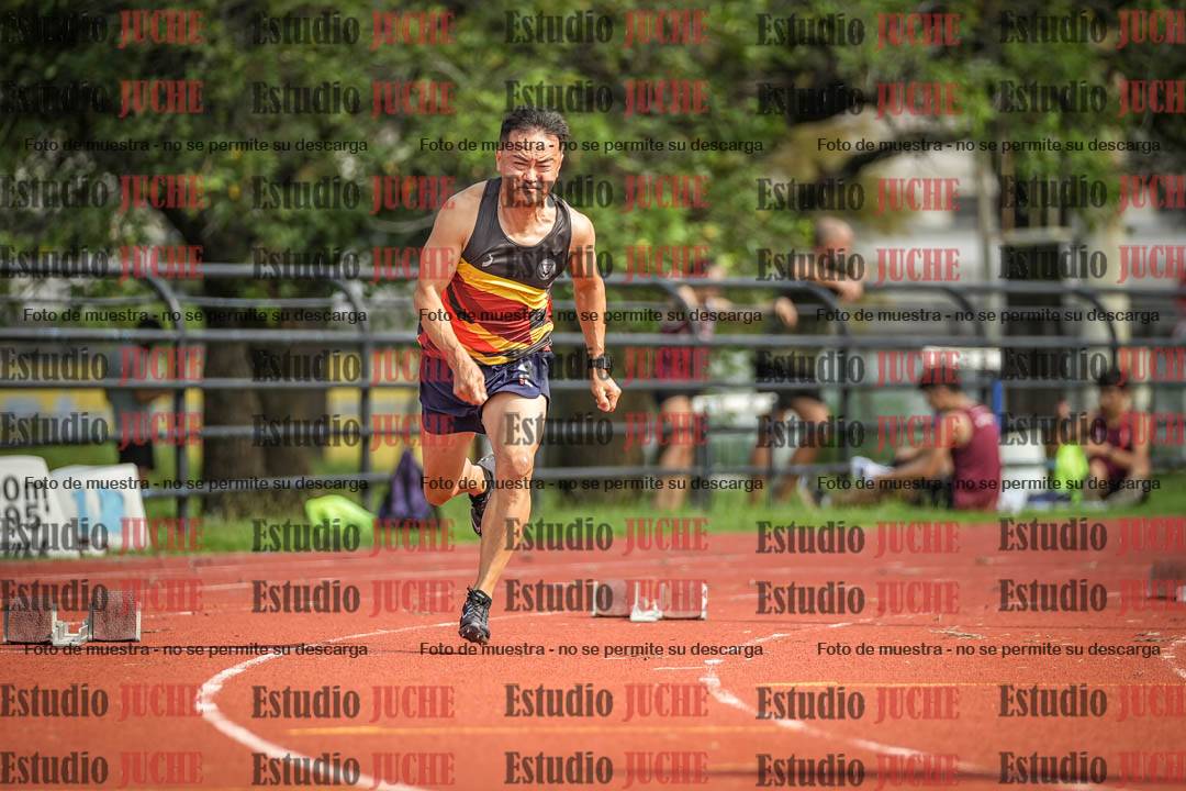 Fotos de los 200 m llanos de varones