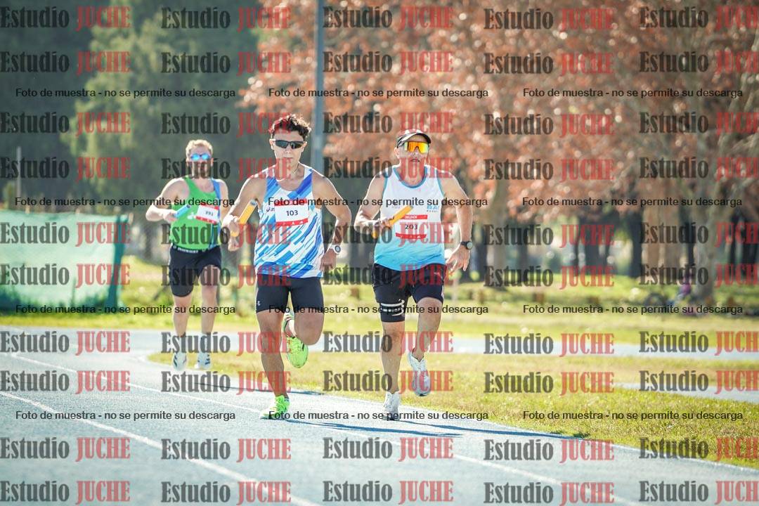 Fotos durante los relevos