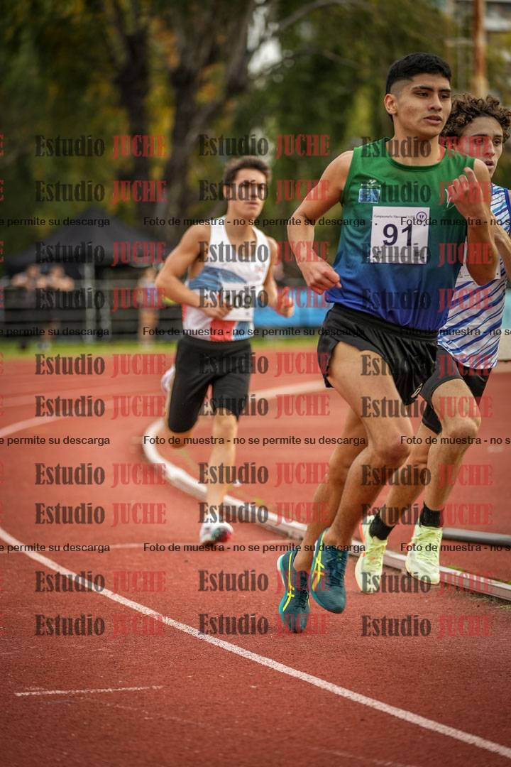 Fotos de los 1500 m llanos de varones