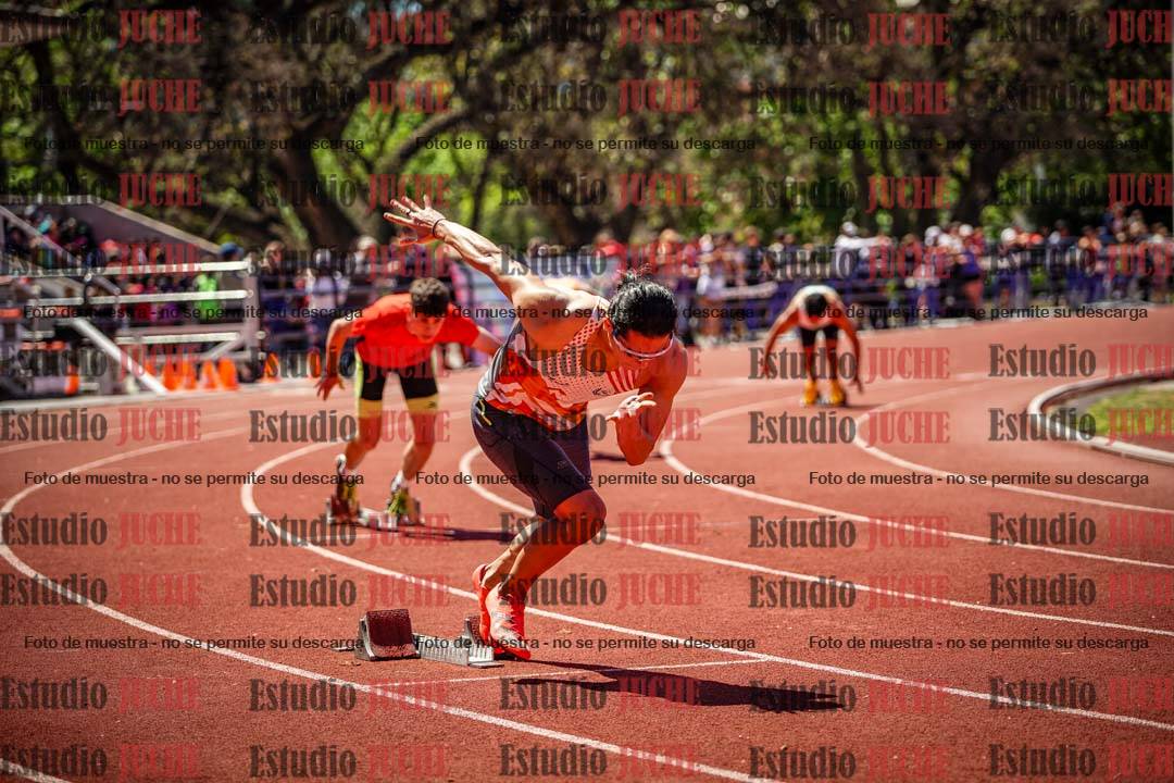 Fotos de los 400 m llanos de varones