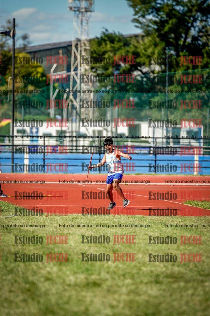 Fotos del lanzamiento de jabalina de mujeres y varones  - U14