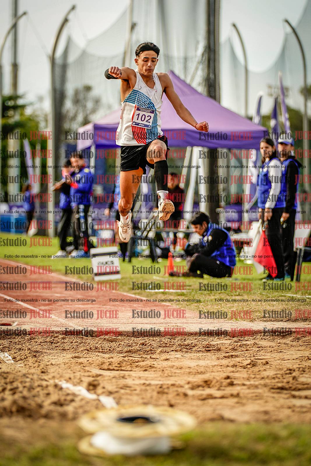 Fotos del salto triple de varones