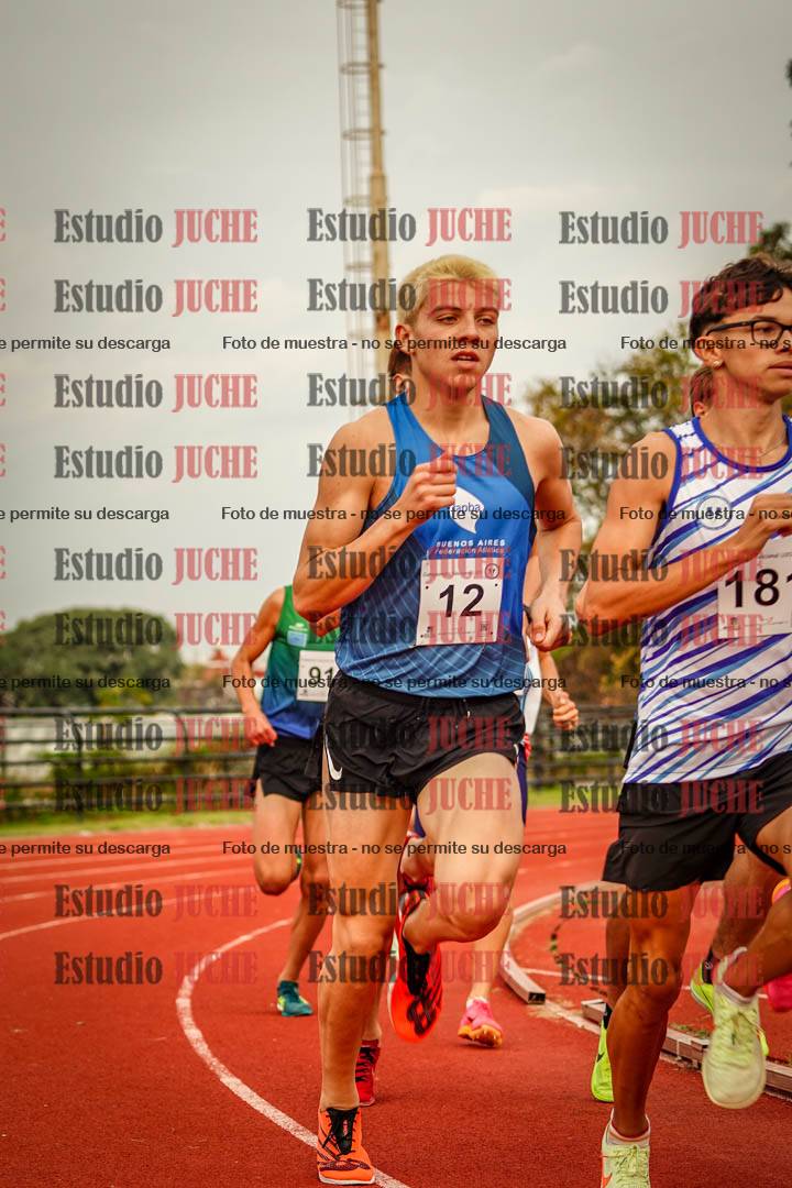 Fotos de los 1500 m llanos de varones