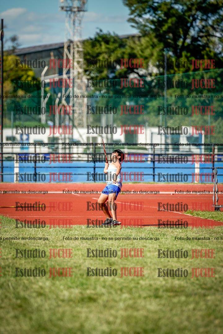 Fotos del lanzamiento de jabalina de mujeres y varones  - U14