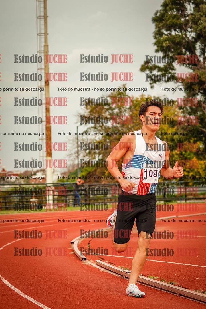Fotos de los 1500 m llanos de varones