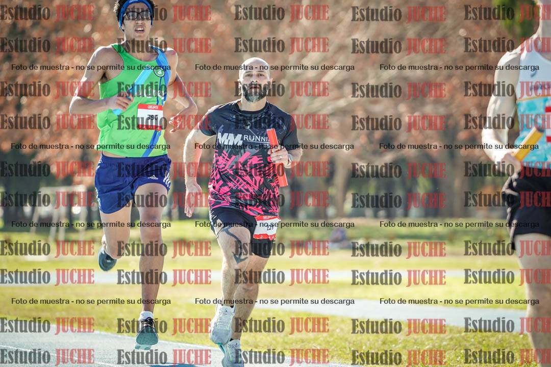 Fotos durante los relevos