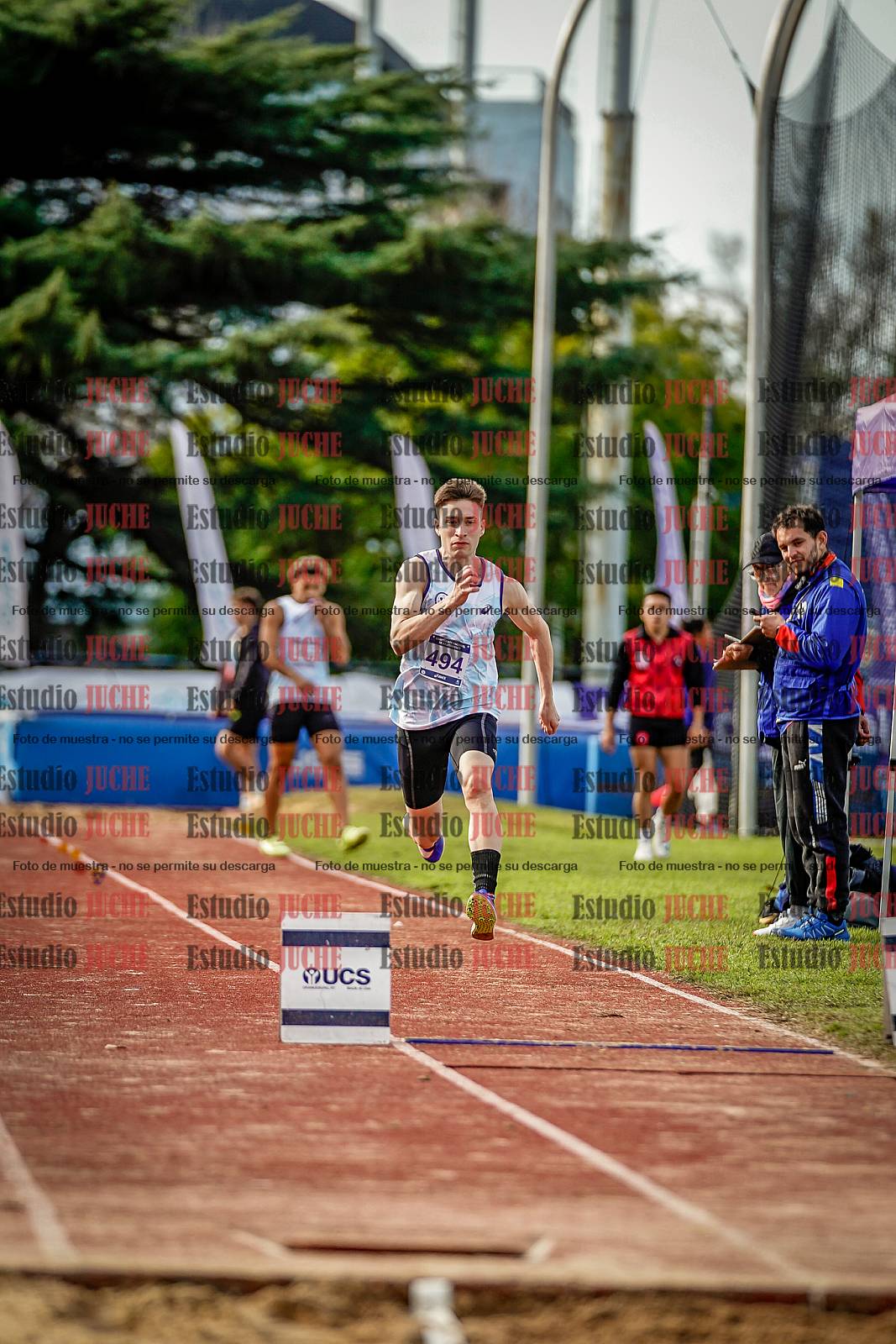 Fotos del salto triple de varones