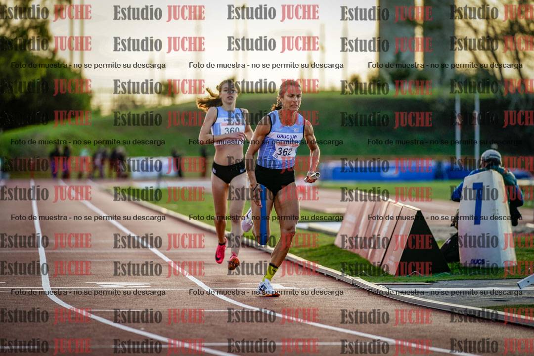 Fotos de los relevos 4x400 m de mujeres