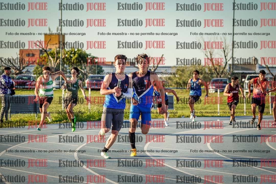 Fotos de las Postas 4x100 m de varones