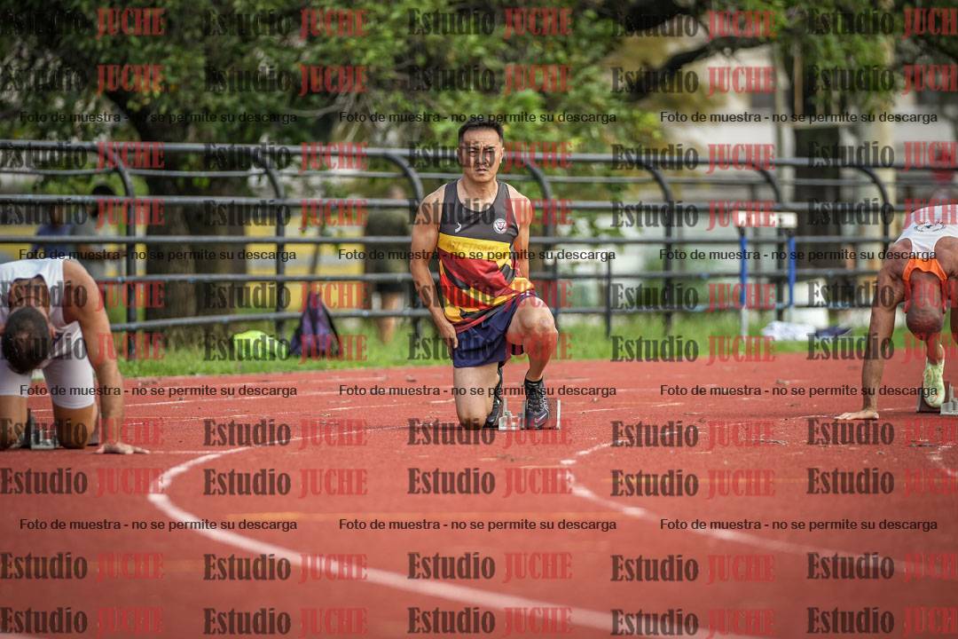 Fotos de los 200 m llanos de varones