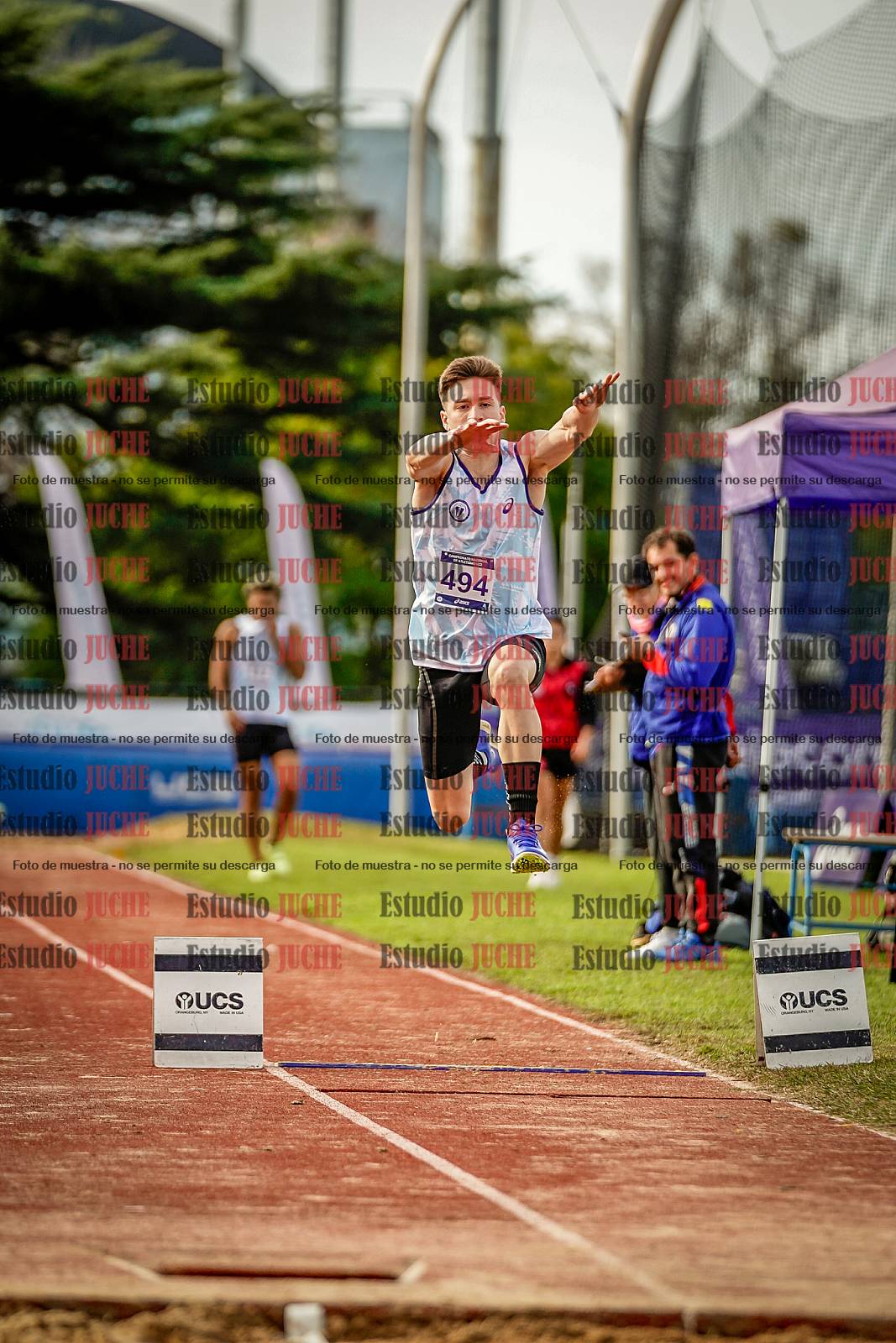 Fotos del salto triple de varones