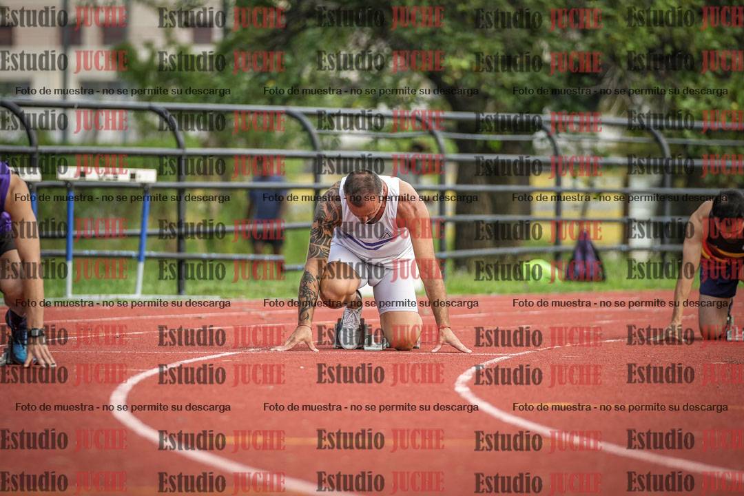 Fotos de los 200 m llanos de varones