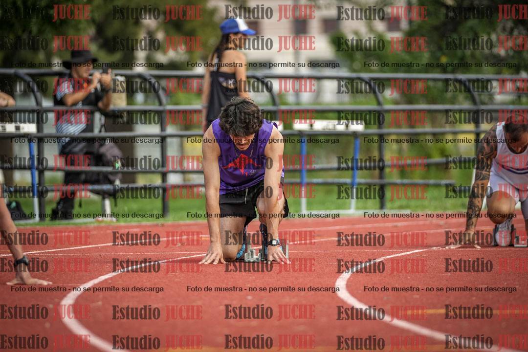 Fotos de los 200 m llanos de varones