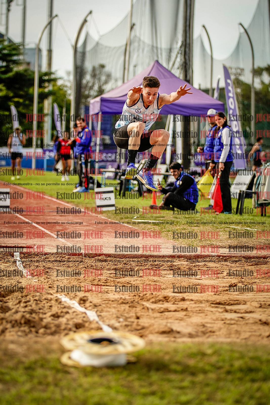 Fotos del salto triple de varones