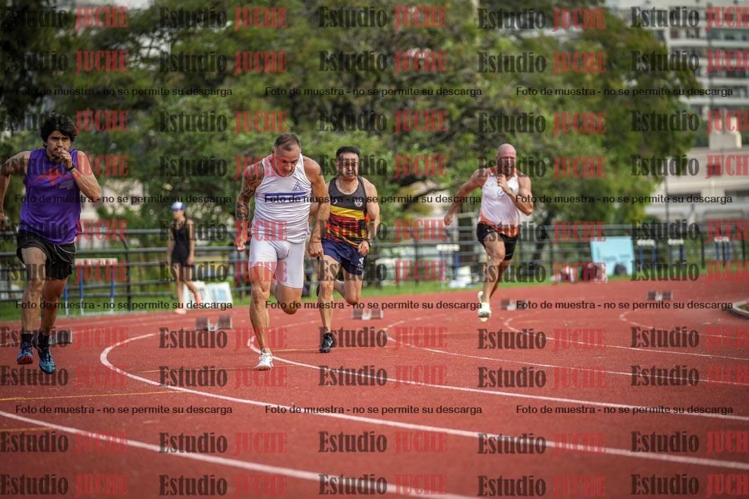 Fotos de los 200 m llanos de varones