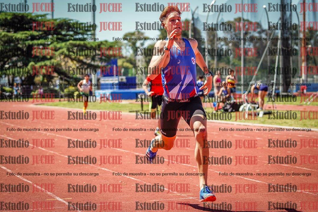 Fotos de los 400 m llanos de varones